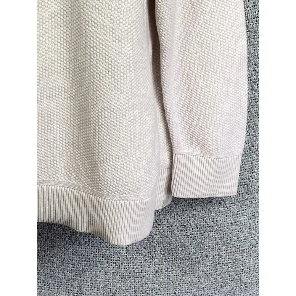 Lululemon Textured Knit Crew Neck Sweater Men’s Cream Transition Piece Fall XL